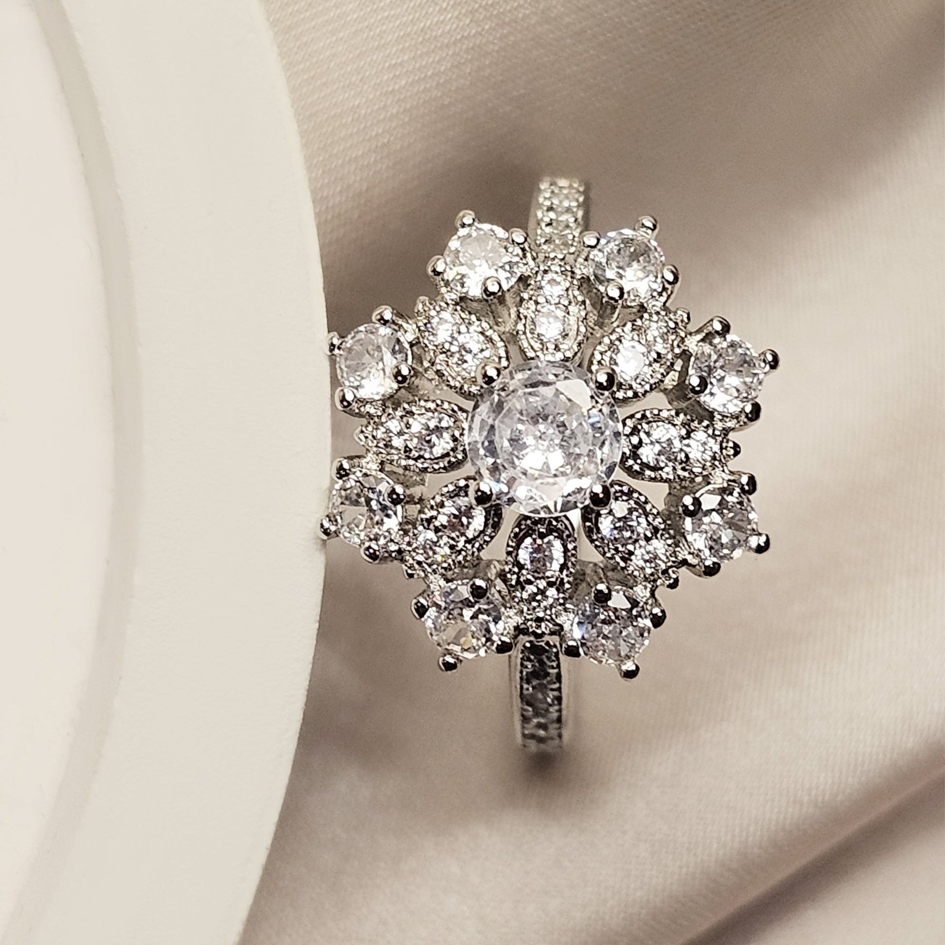 Exquisite Promise Silver Plated Ring - FAH Jewelry