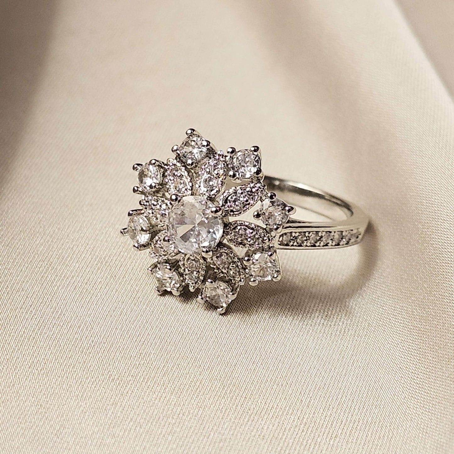 Exquisite Promise Silver Plated Ring - FAH Jewelry