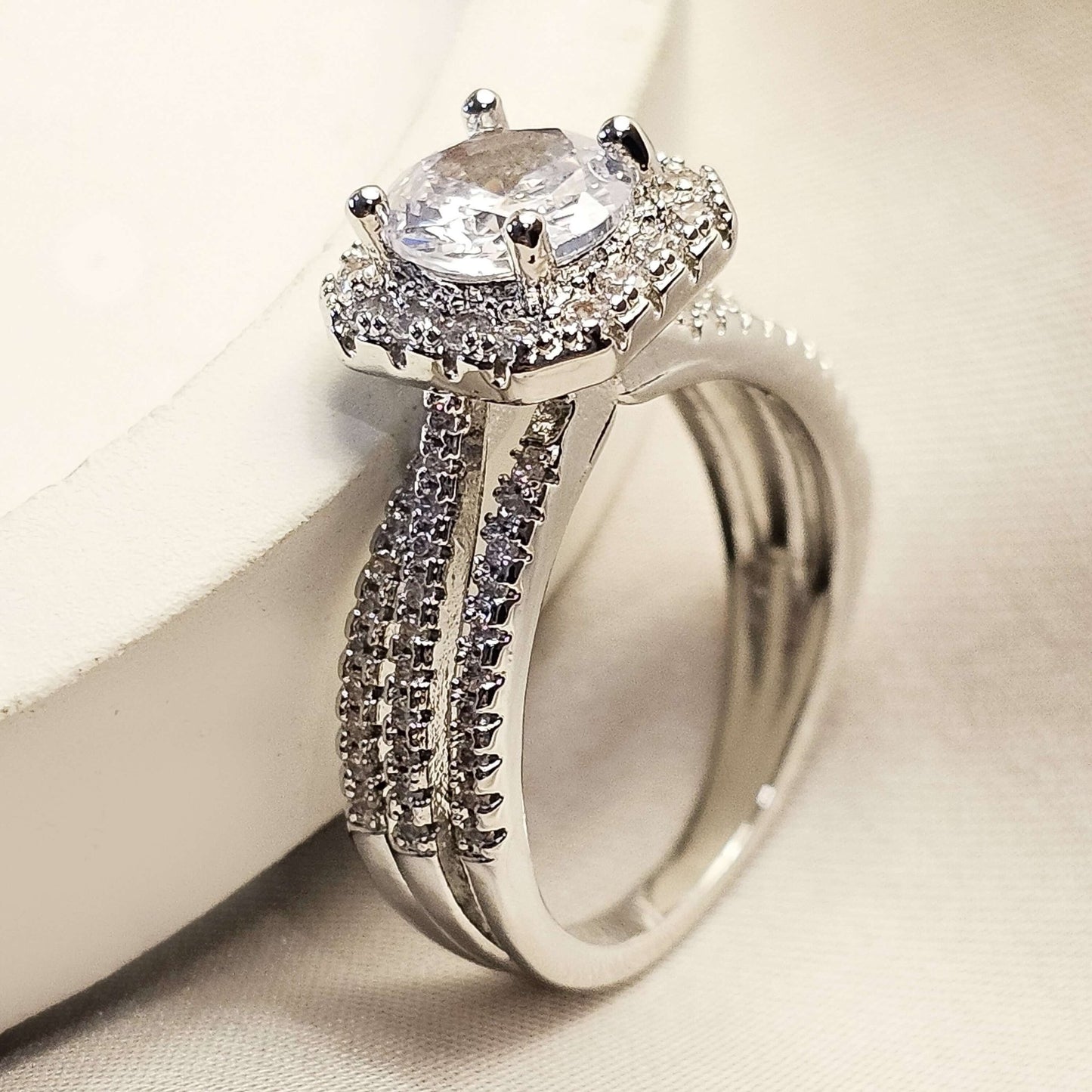 Fashion Cubic Zirconia Ring - FAH Jewelry