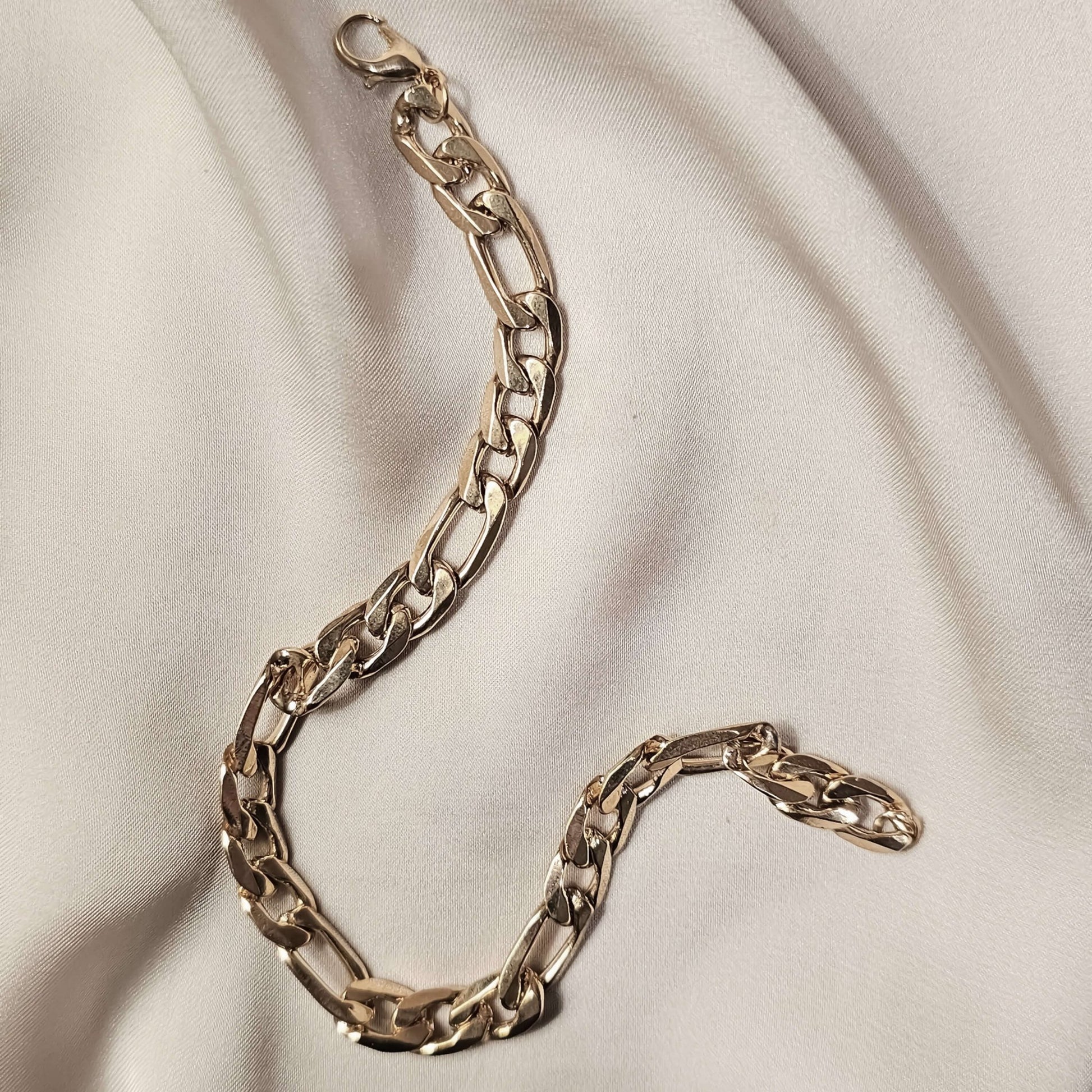 Gold Plated Adjustable Stainless Steel Bracelet - FAH Jewelry