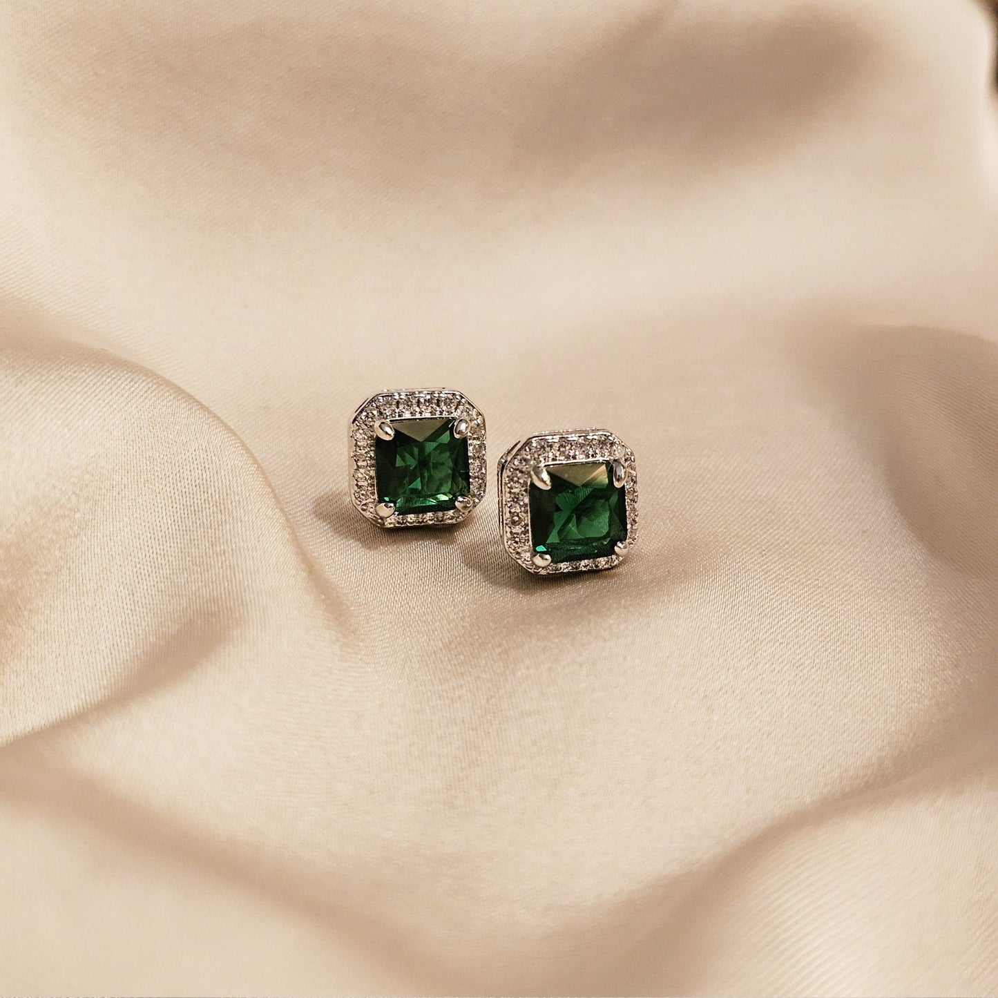 Green Royale studds - FAH Jewelry