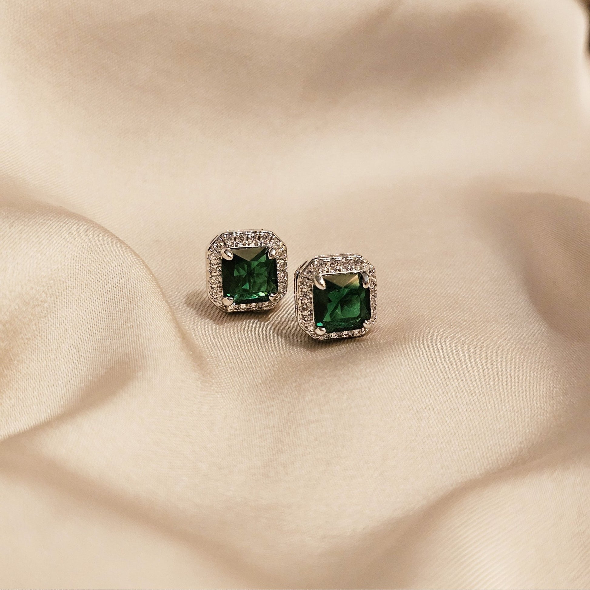 Green Royale studds - FAH Jewelry