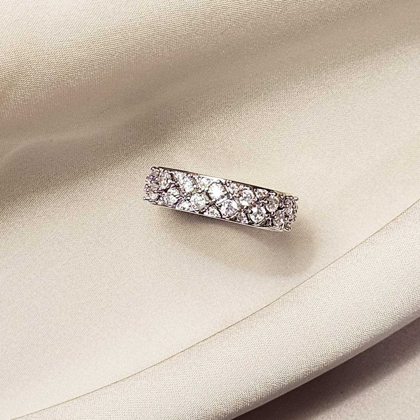 Gypsophila Cubic Zirconia Ring - FAH Jewelry