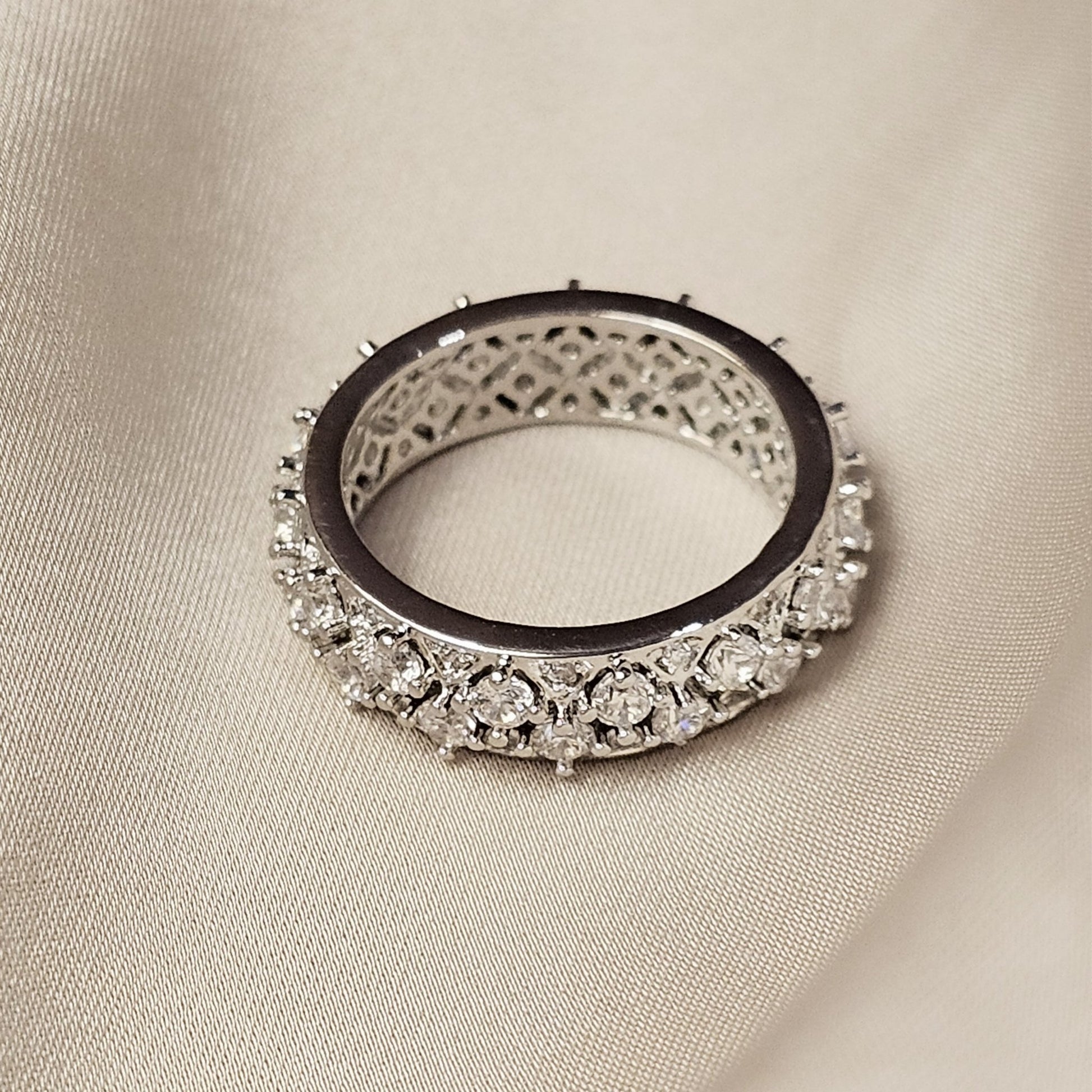 Gypsophila Cubic Zirconia Ring - FAH Jewelry