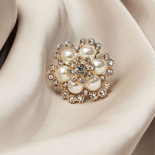 Korean Style Pearl Ring - FAH Jewelry