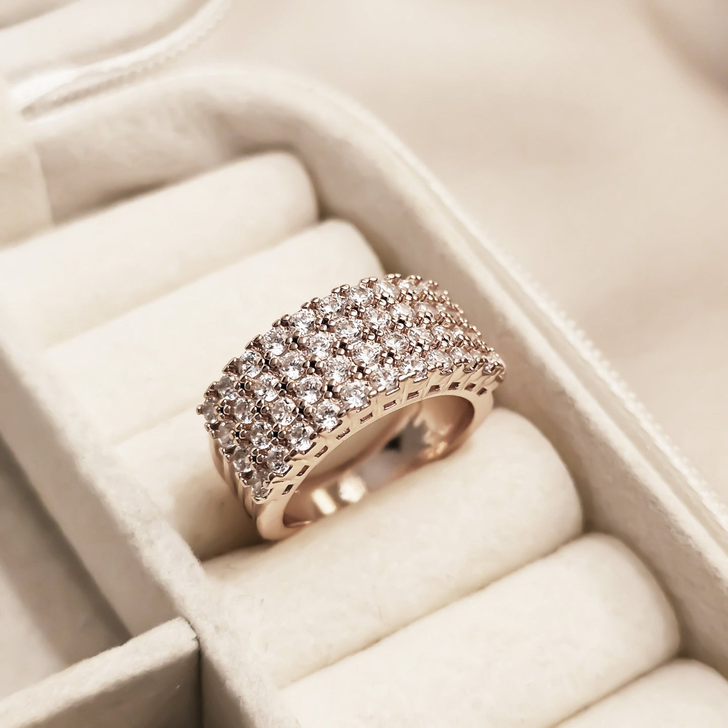 Love Blessing Diamond Ring(Rose Gold) - FAH Jewelry