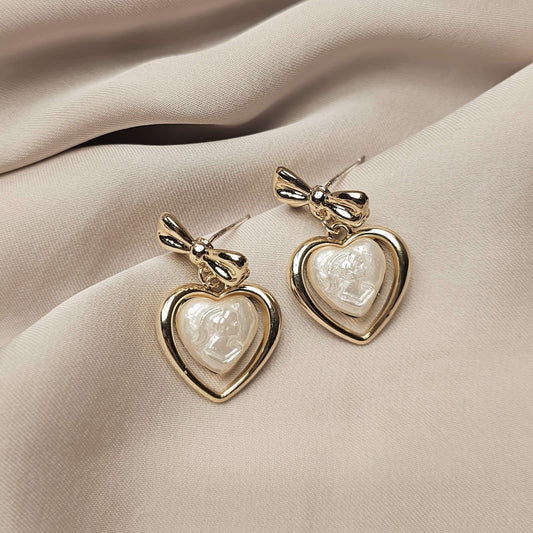 Love Pearl Korean Earrings - FAH Jewelry