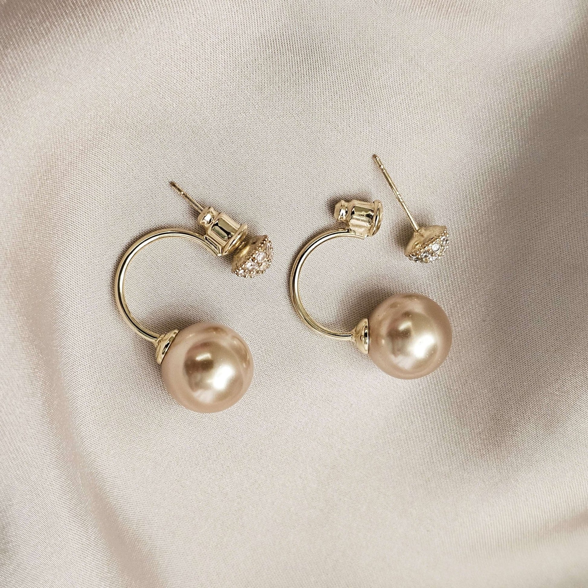 Loveable French Retro Design Zircon Earrings - FAH Jewelry