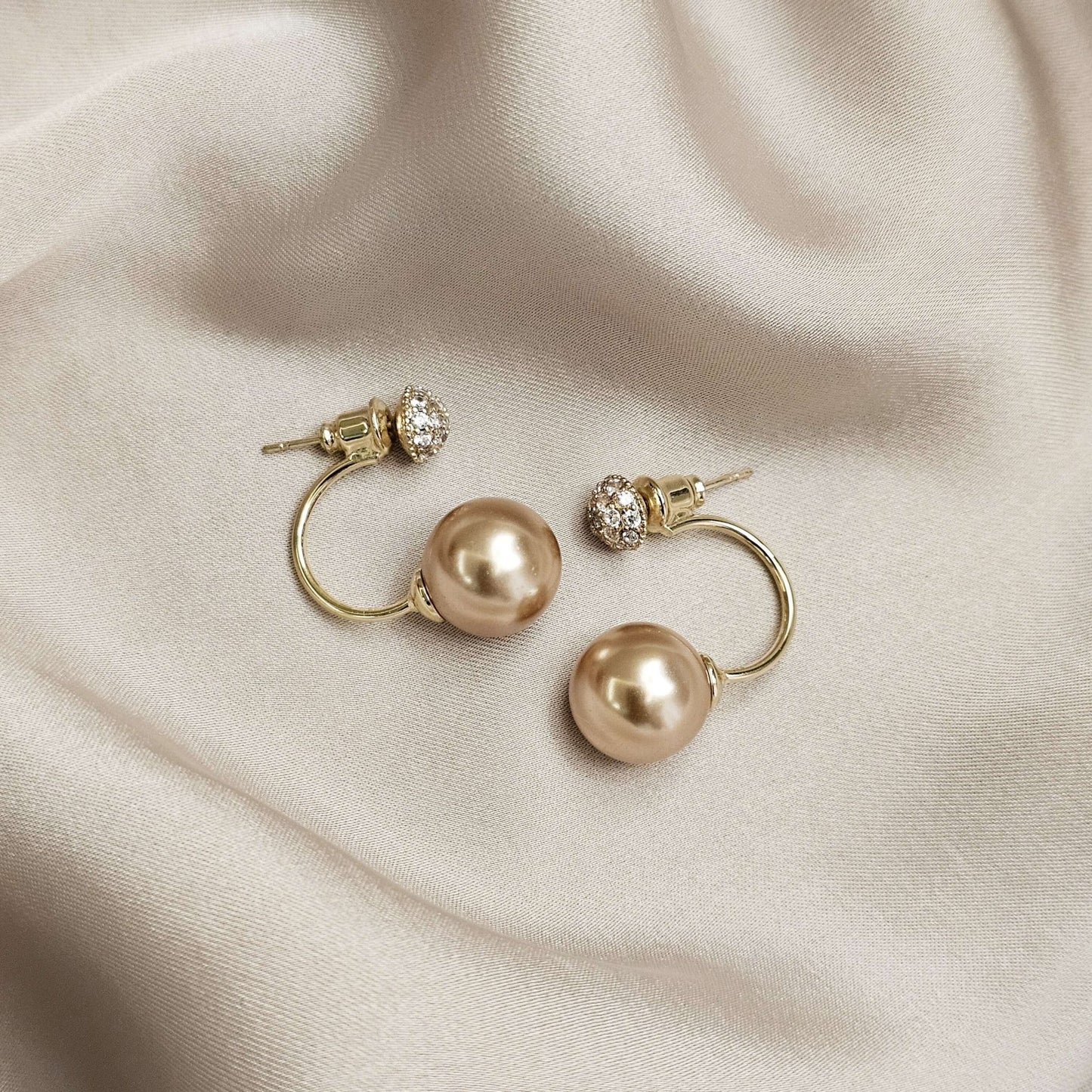 Loveable French Retro Design Zircon Earrings - FAH Jewelry