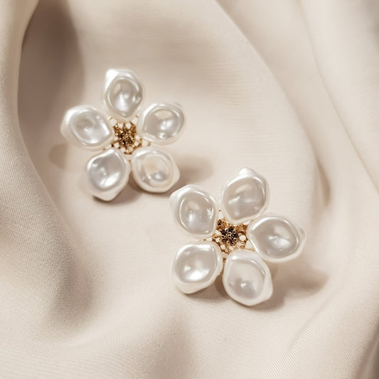 luxury And Charming Flower Style Earrings - FAH Jewelry