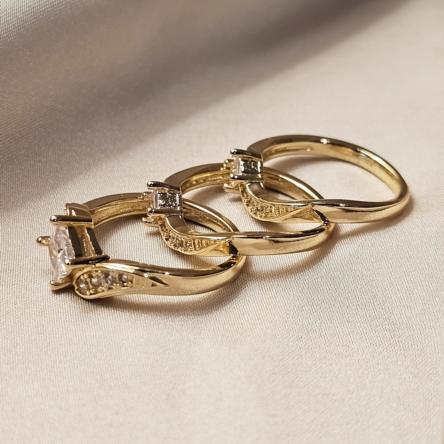 Luxury romantic heart - shaped zircon ring - FAH Jewelry