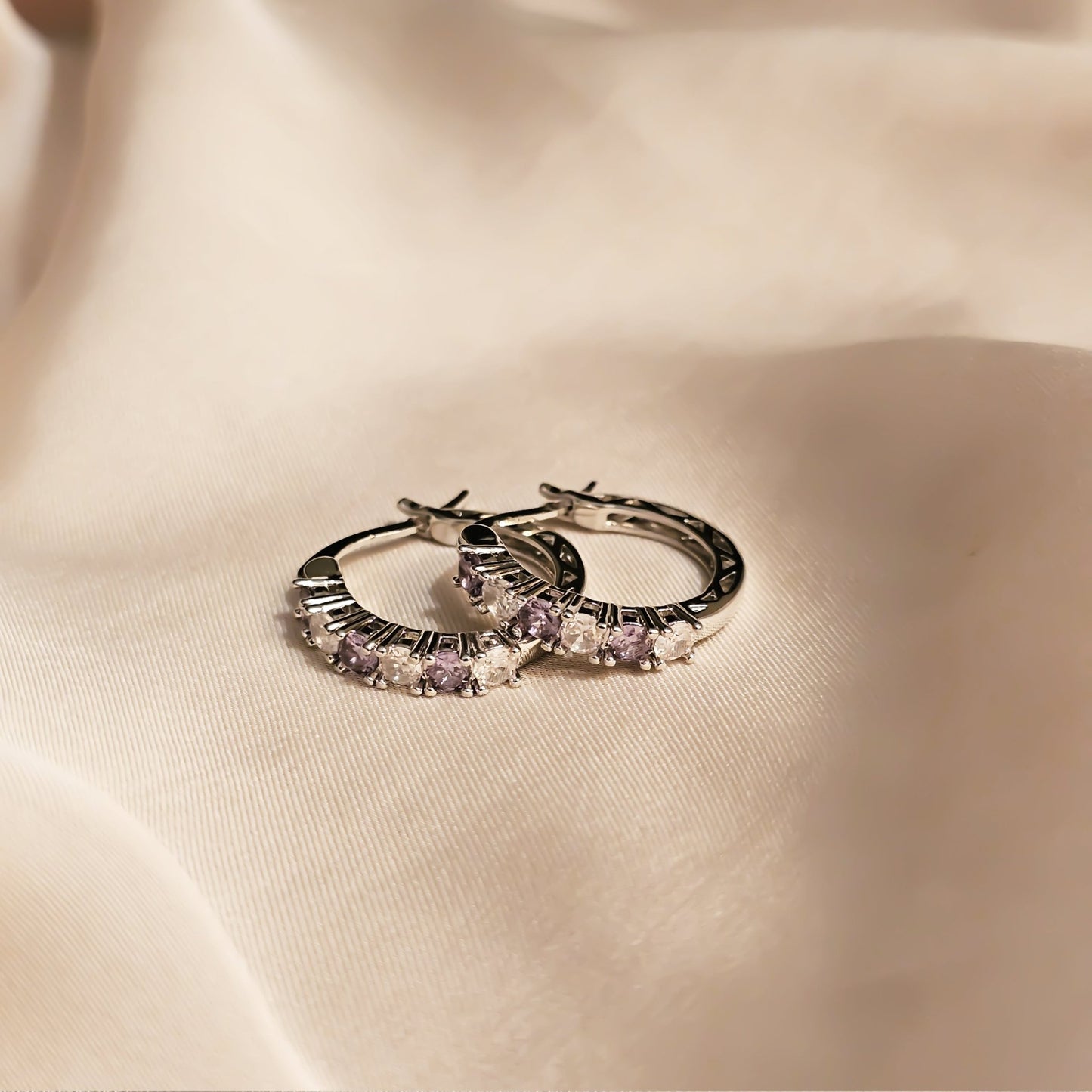 Moonlit Lilac Earrings - FAH Jewelry