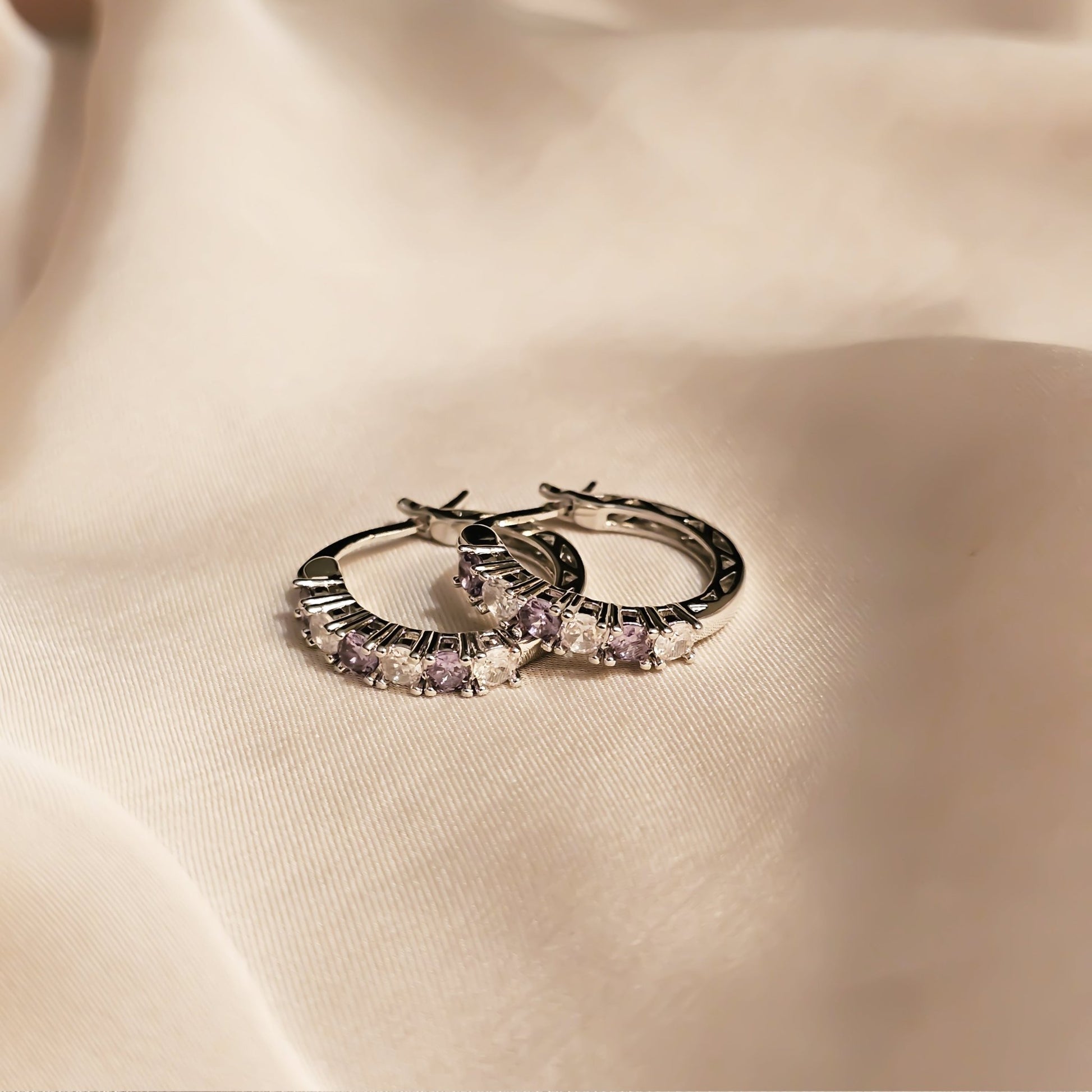 Moonlit Lilac Earrings - FAH Jewelry