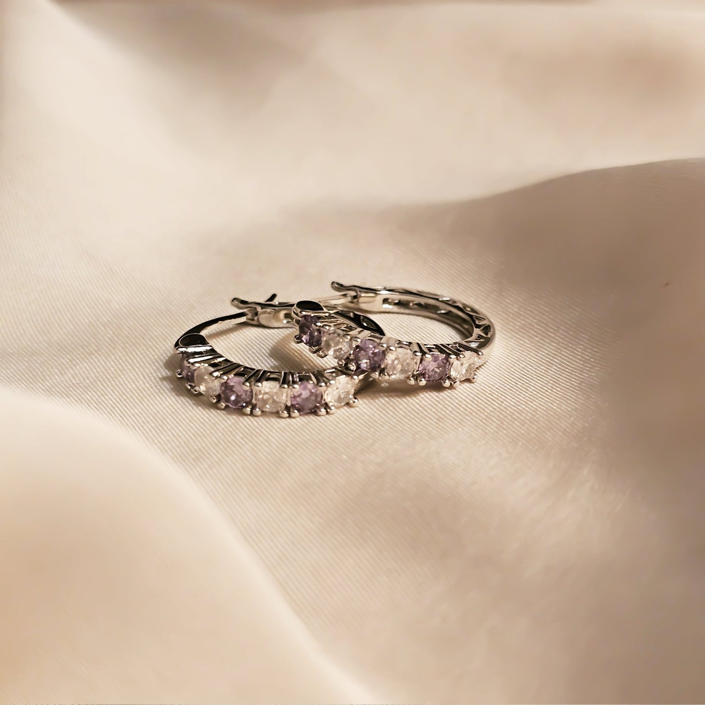 Moonlit Lilac Earrings - FAH Jewelry