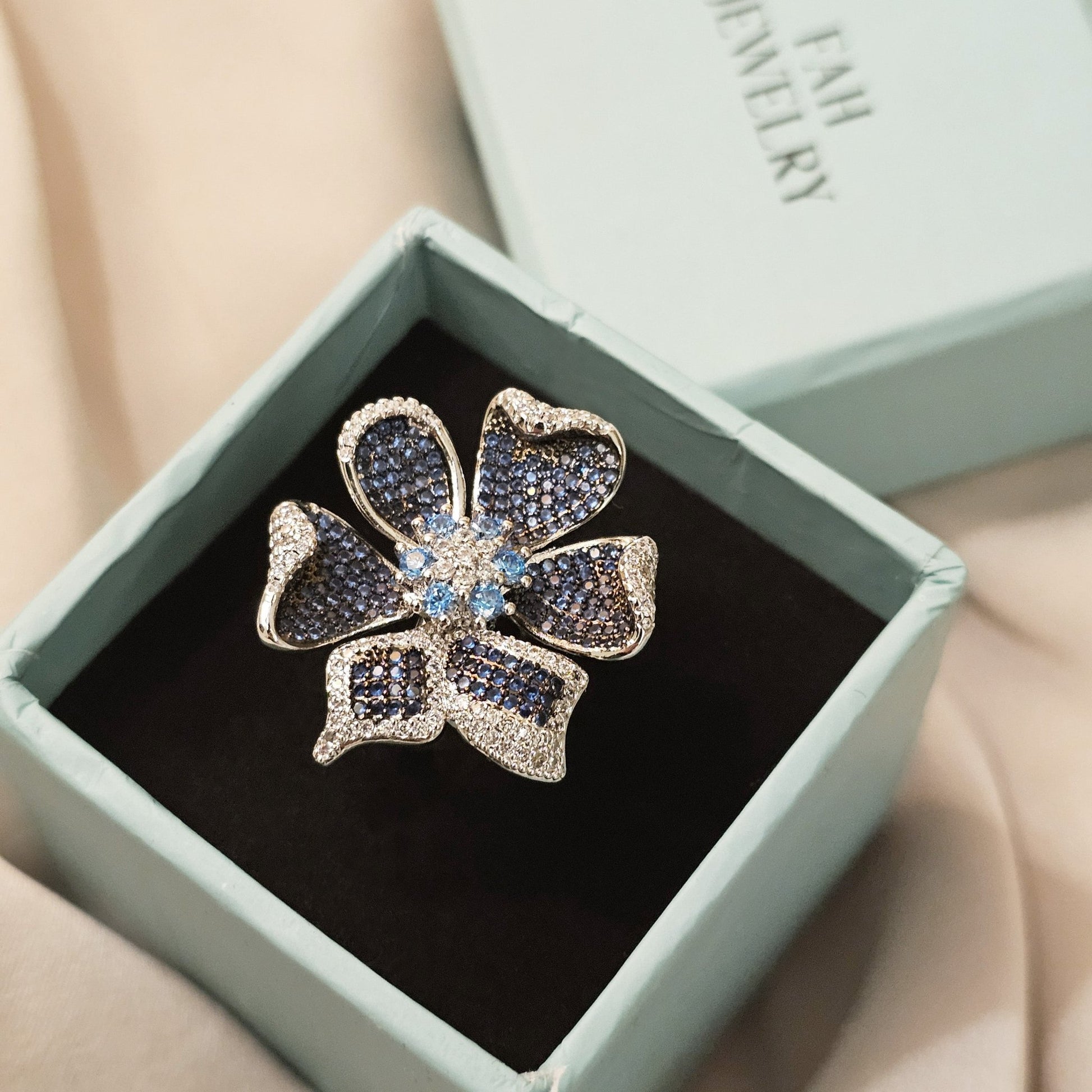 Obsidian Blossom - FAH Jewelry