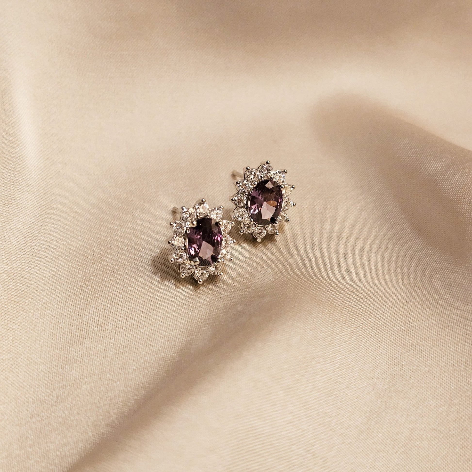 Purple Radiance Studds - FAH Jewelry