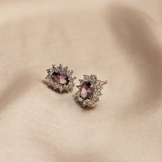 Purple Radiance Studds - FAH Jewelry