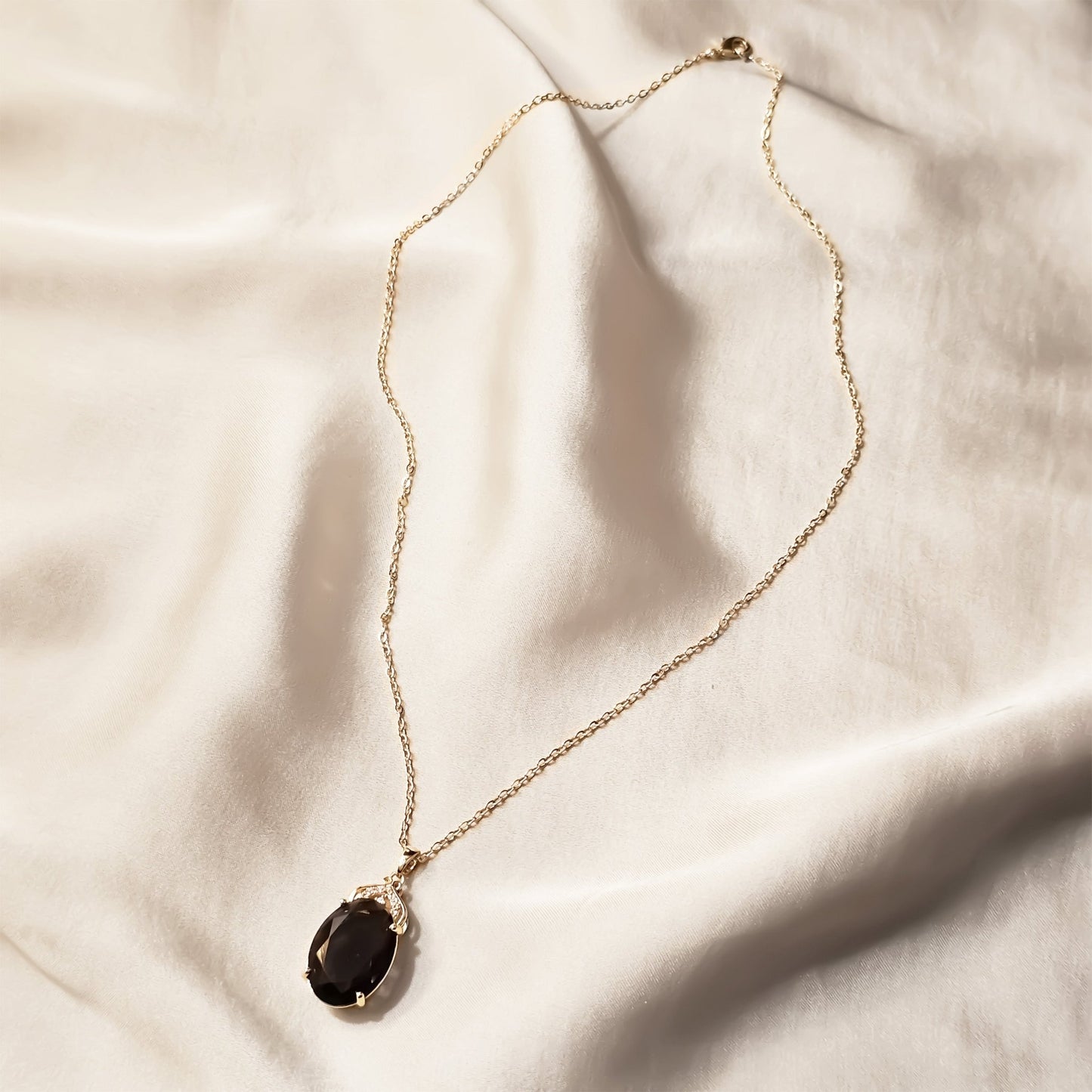 Purple Violet Semi - Precious Stone Pendant - FAH Jewelry