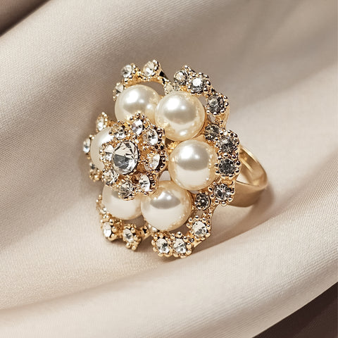 Korean Style Pearl Ring