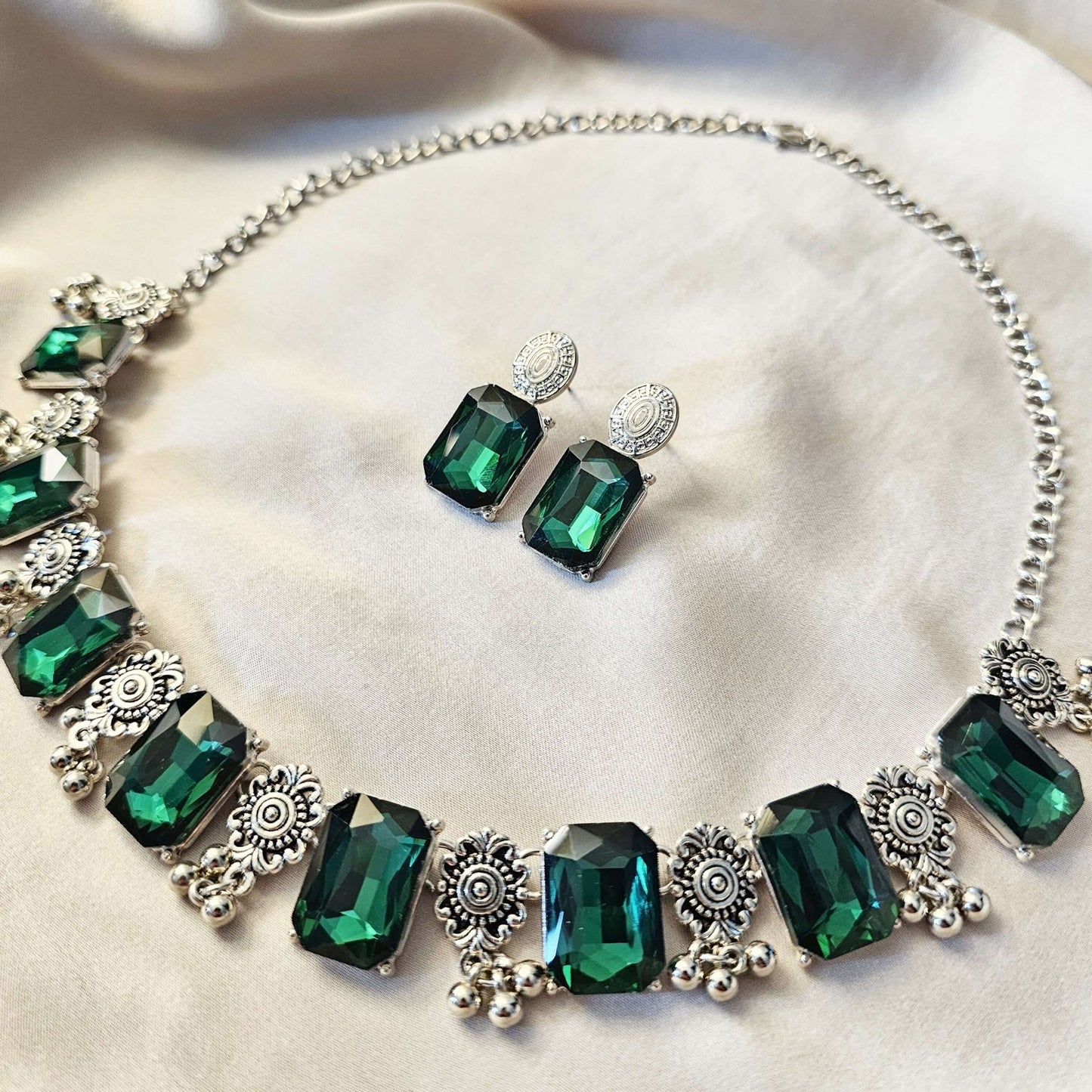 Retro Design Inlaid Gemstone Engagement/ Wedding Decor Tribal Jewelry - FAH Jewelry