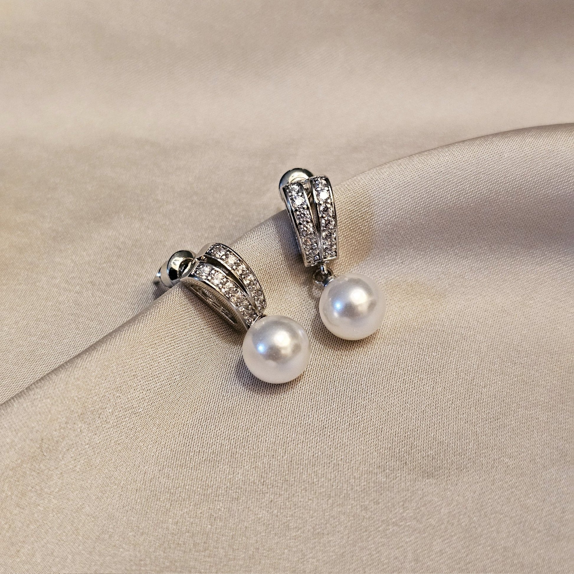 Royal Glow Pearl Earrings - FAH Jewelry