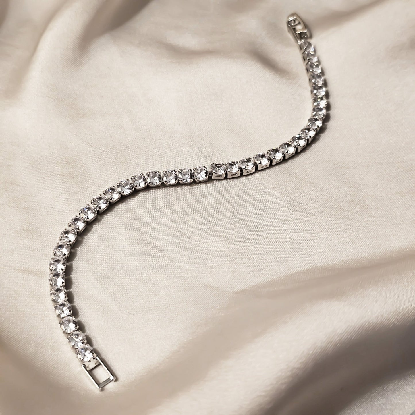 Slim Zircon Paved Breclet - FAH Jewelry