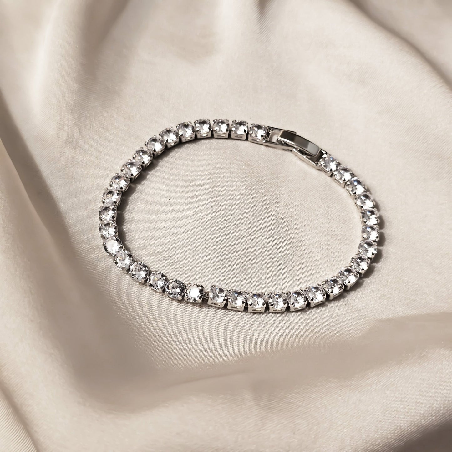 Slim Zircon Paved Breclet - FAH Jewelry