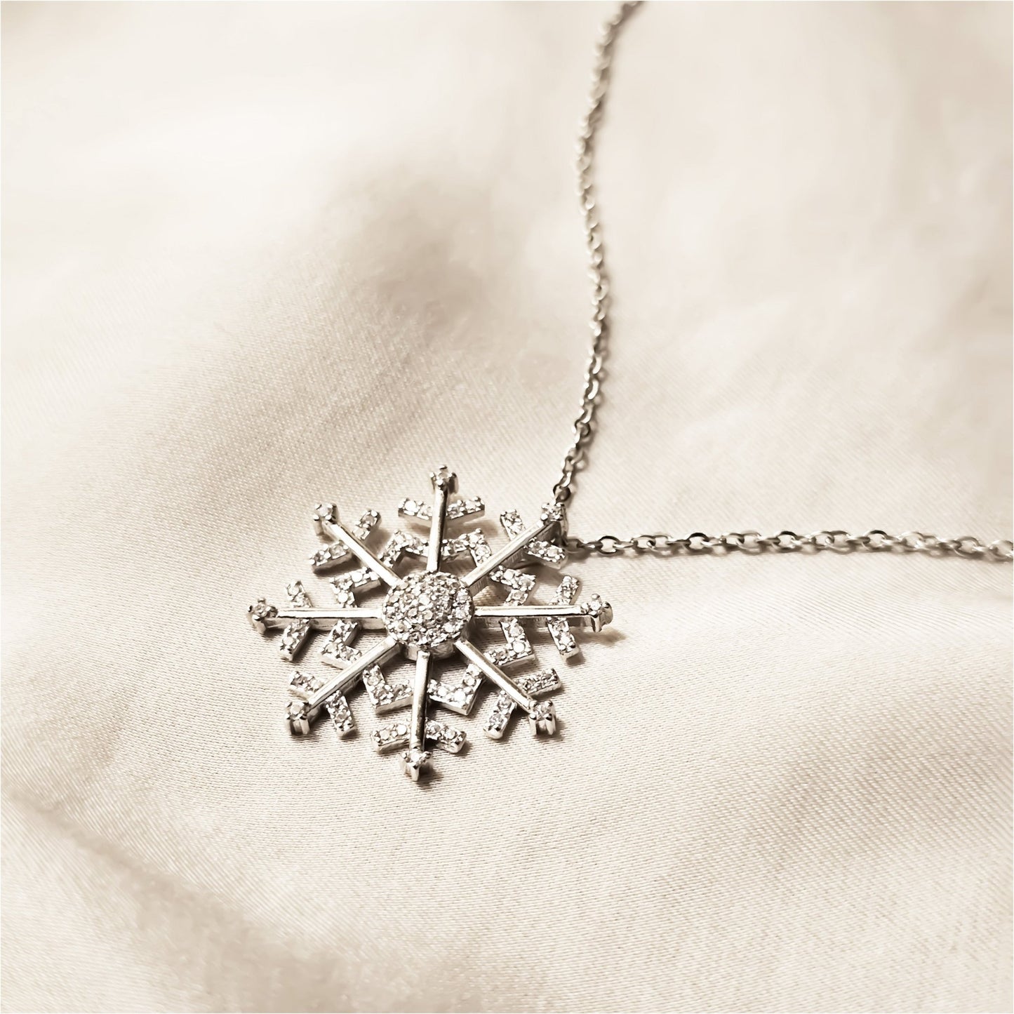 Snowflake Penadant special pattern Silver 925 - FAH Jewelry