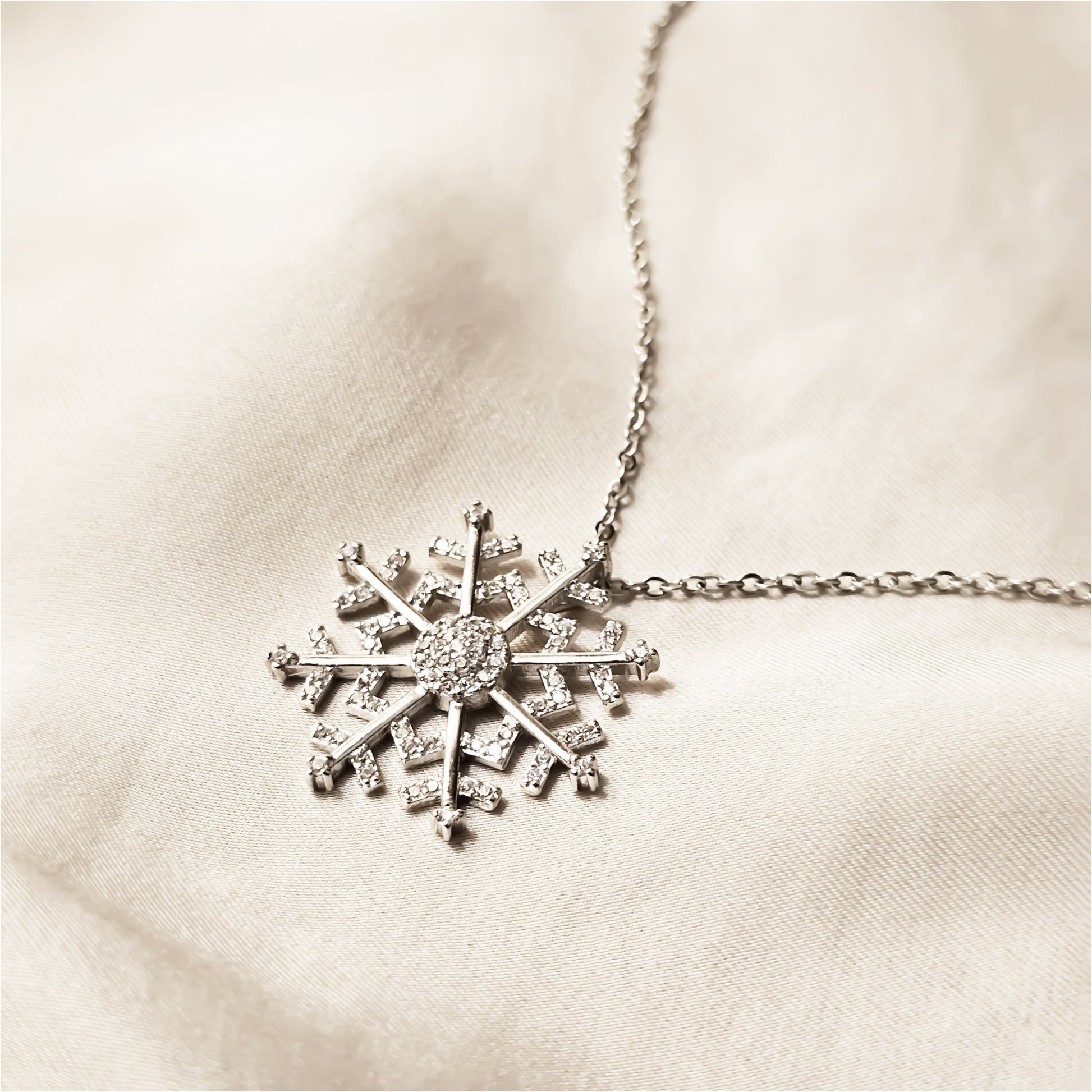 Snowflake Penadant special pattern Silver 925 - FAH Jewelry