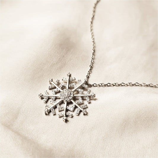 Snowflake Penadant special pattern Silver 925 - FAH Jewelry