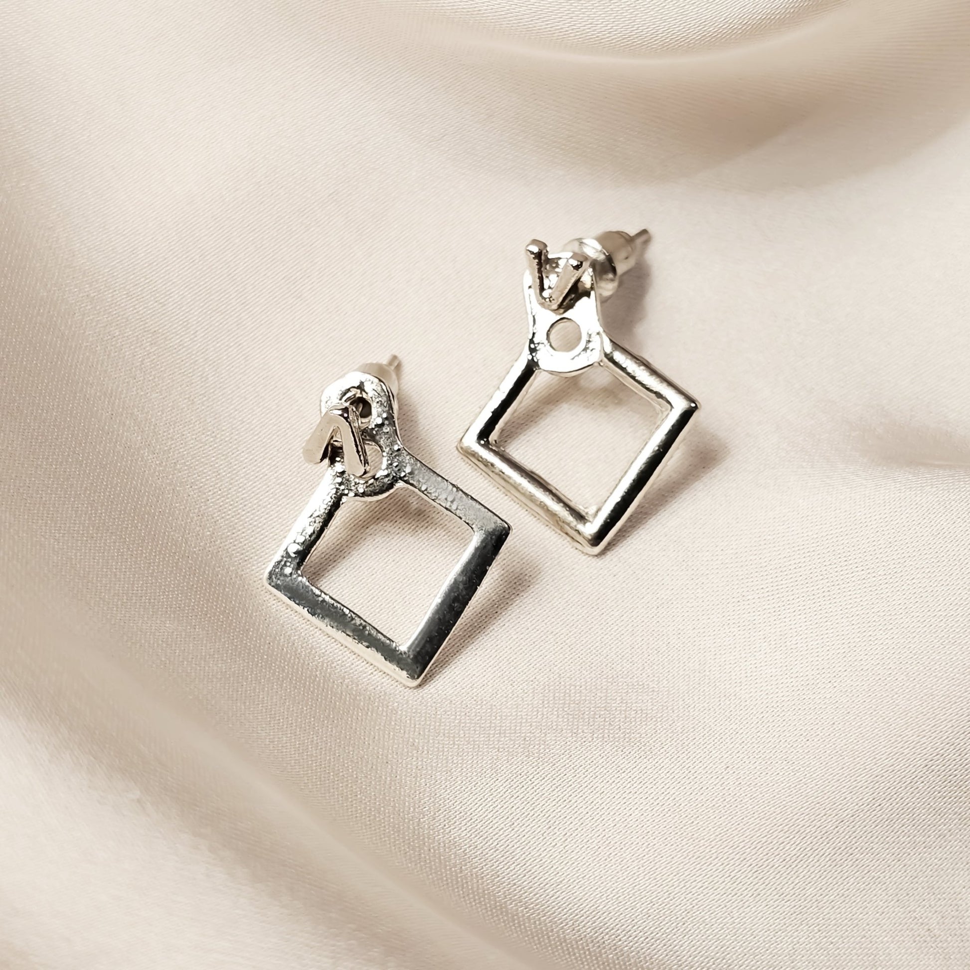 Square Stud Earrings - FAH Jewelry
