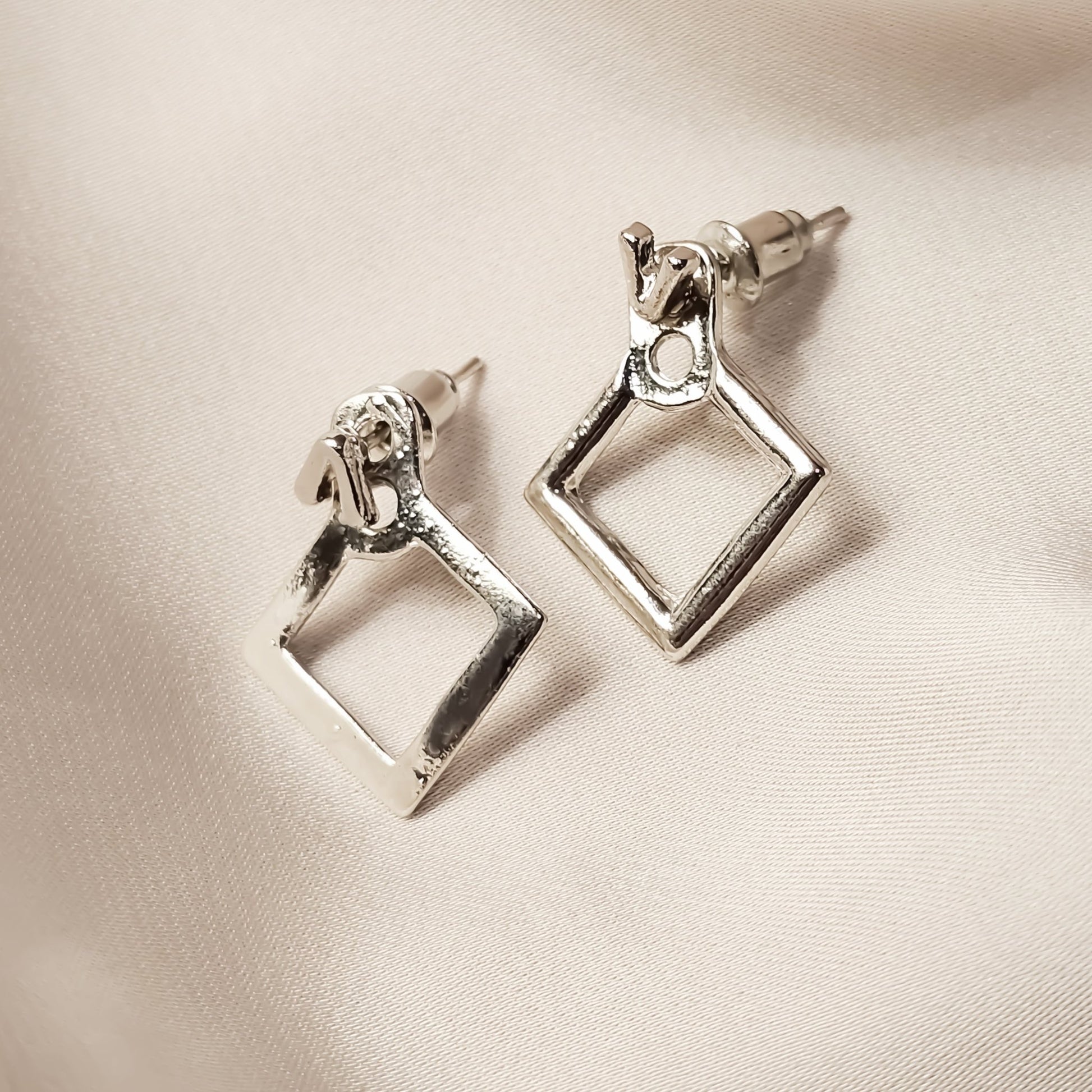 Square Stud Earrings - FAH Jewelry