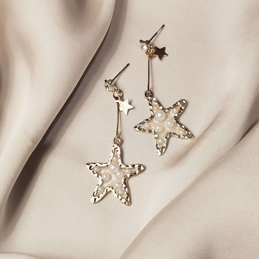 Stars Long Dangle Earrings - FAH Jewelry