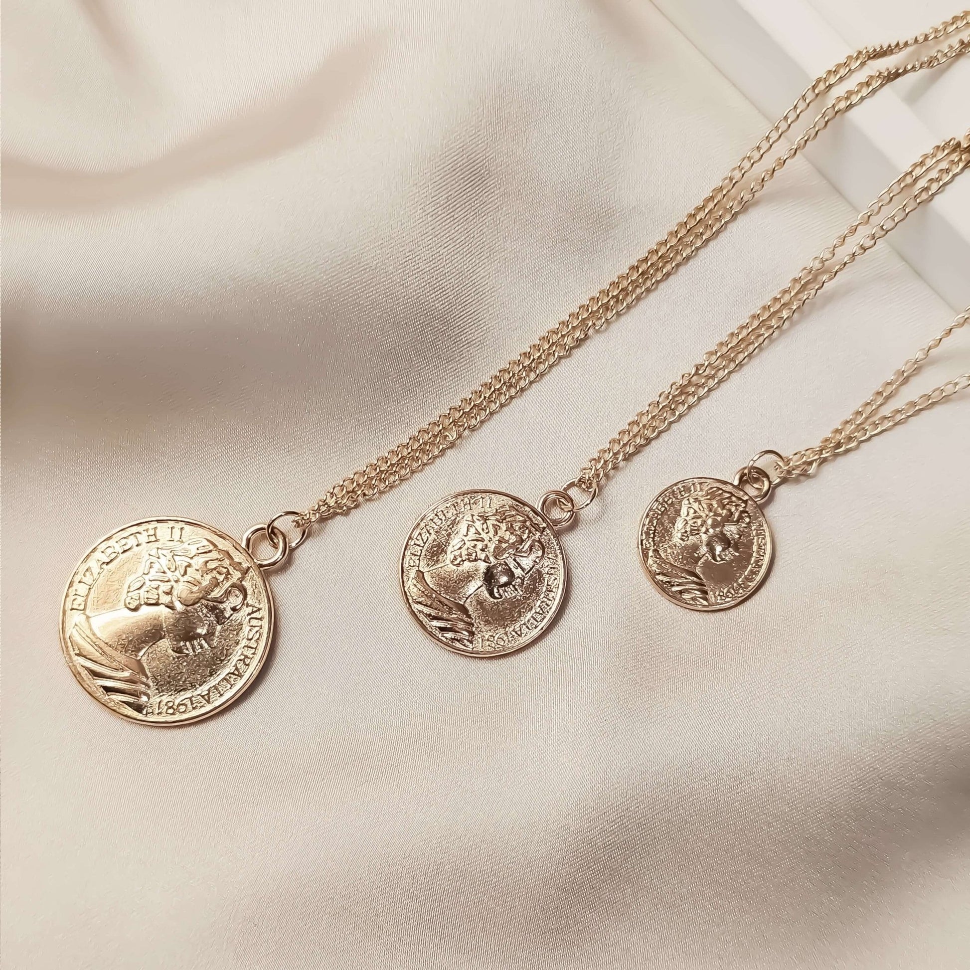 Vintage Coin Multilayered Pendants - FAH Jewelry