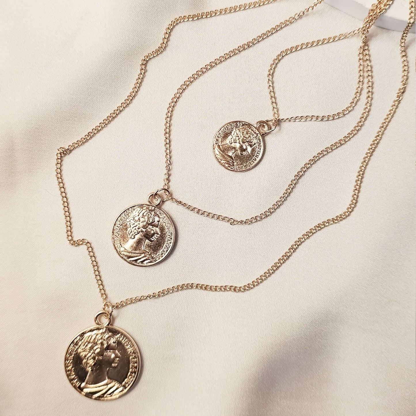 Vintage Coin Multilayered Pendants - FAH Jewelry
