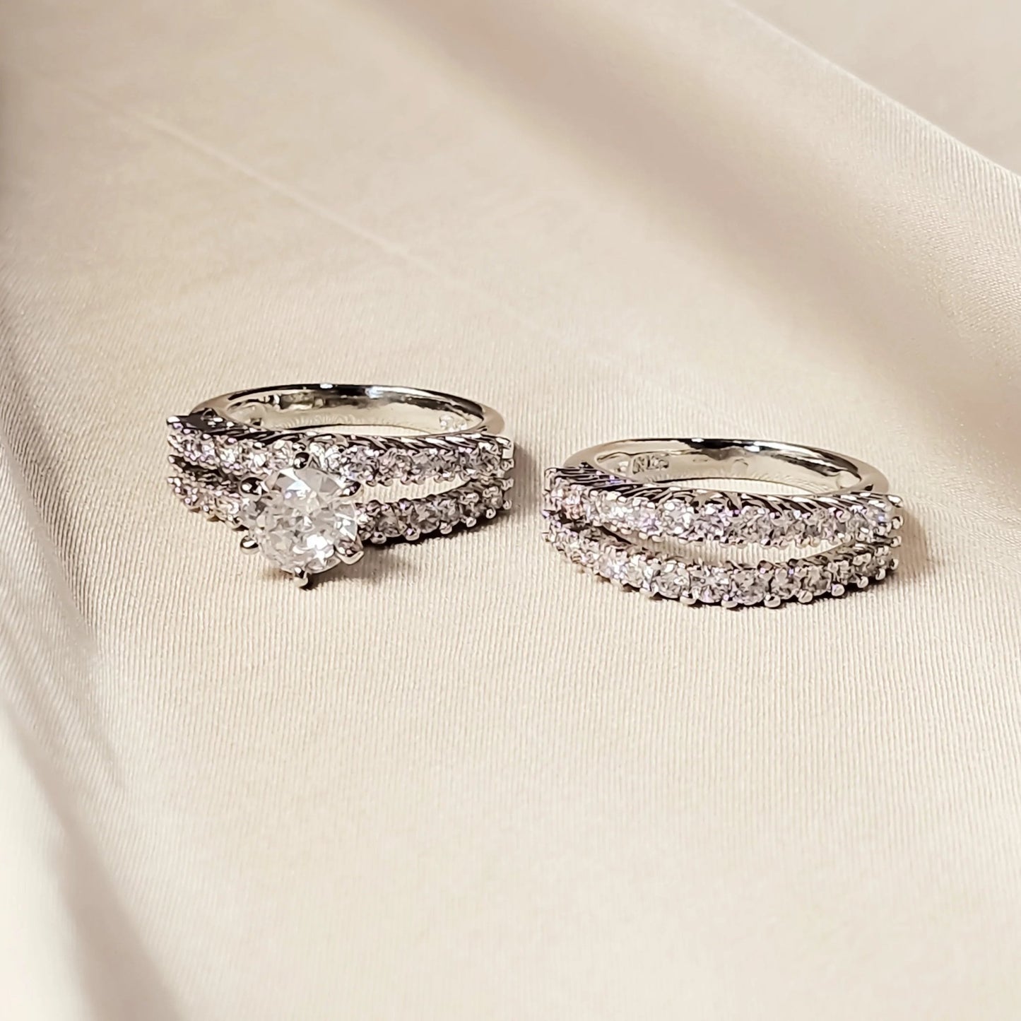 Zircon Anel Austrian Crystals Rings - FAH Jewelry