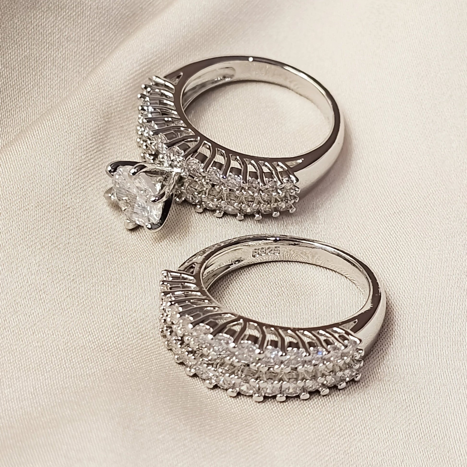 Zircon Anel Austrian Crystals Rings - FAH Jewelry