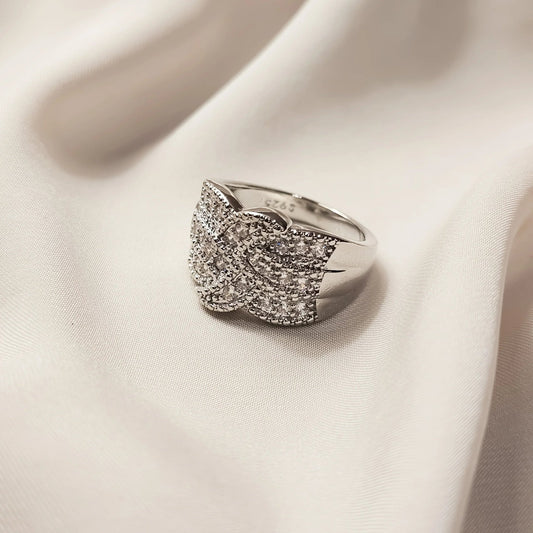 Zircon Stone Silver Ring - FAH Jewelry